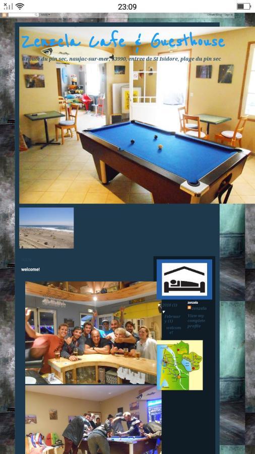 ホテル Zenzela Surf House Naujac-sur-Mer エクステリア 写真